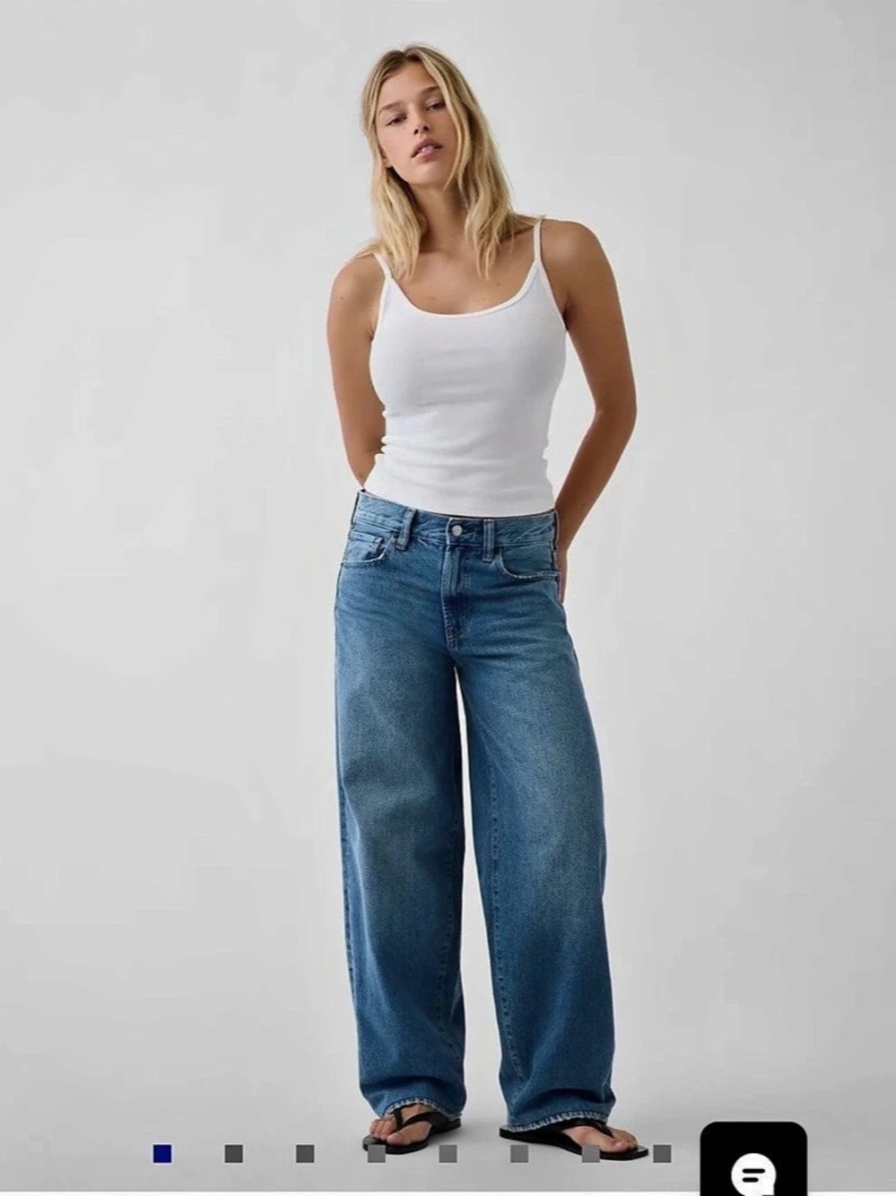 SOLD OUT Gap The Hailey Extra Baggy Jean in Light Indigo